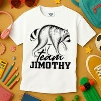 Team Jimothy Raccoon Kids T-Shirt thumb 3