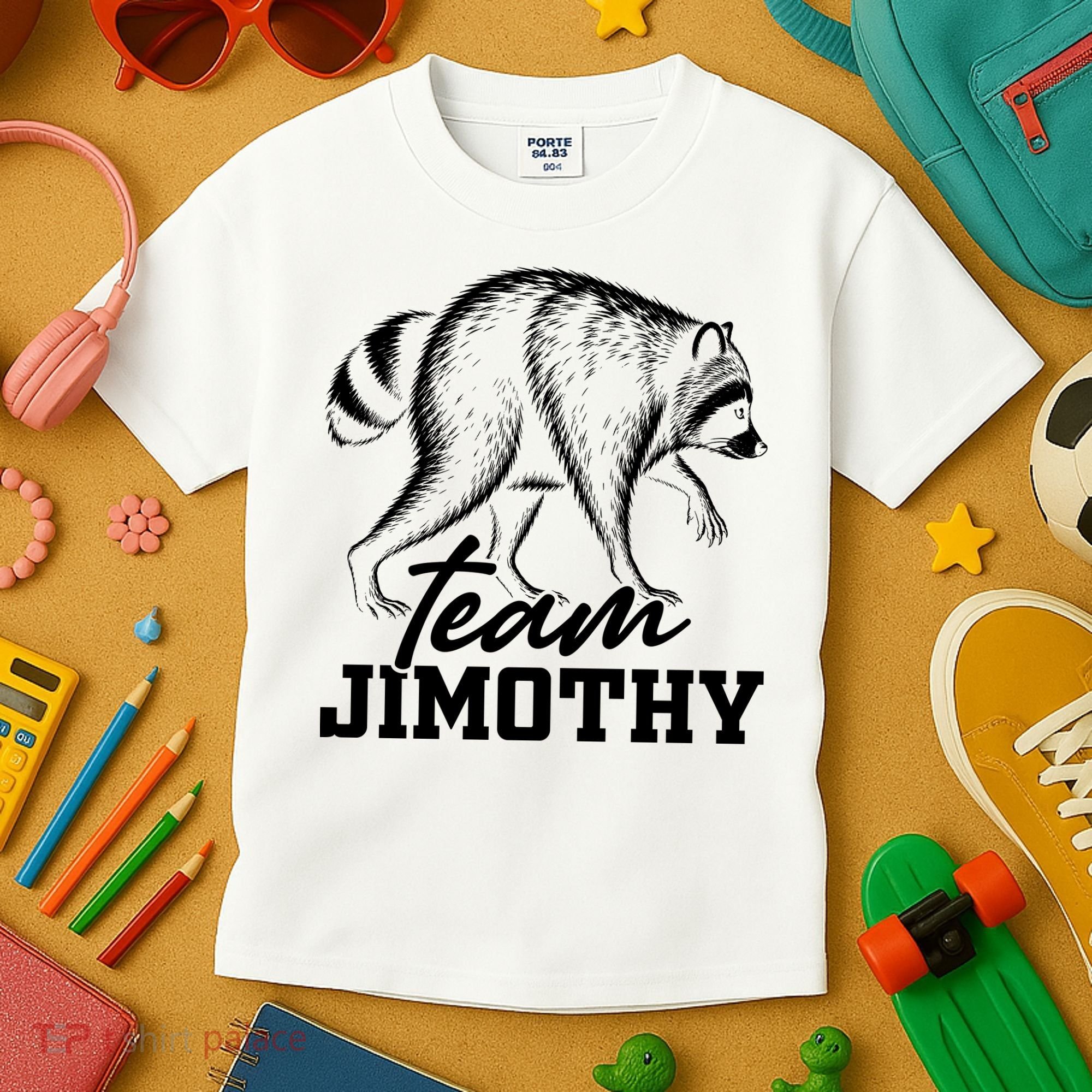 Team Jimothy Raccoon Kids T-Shirt