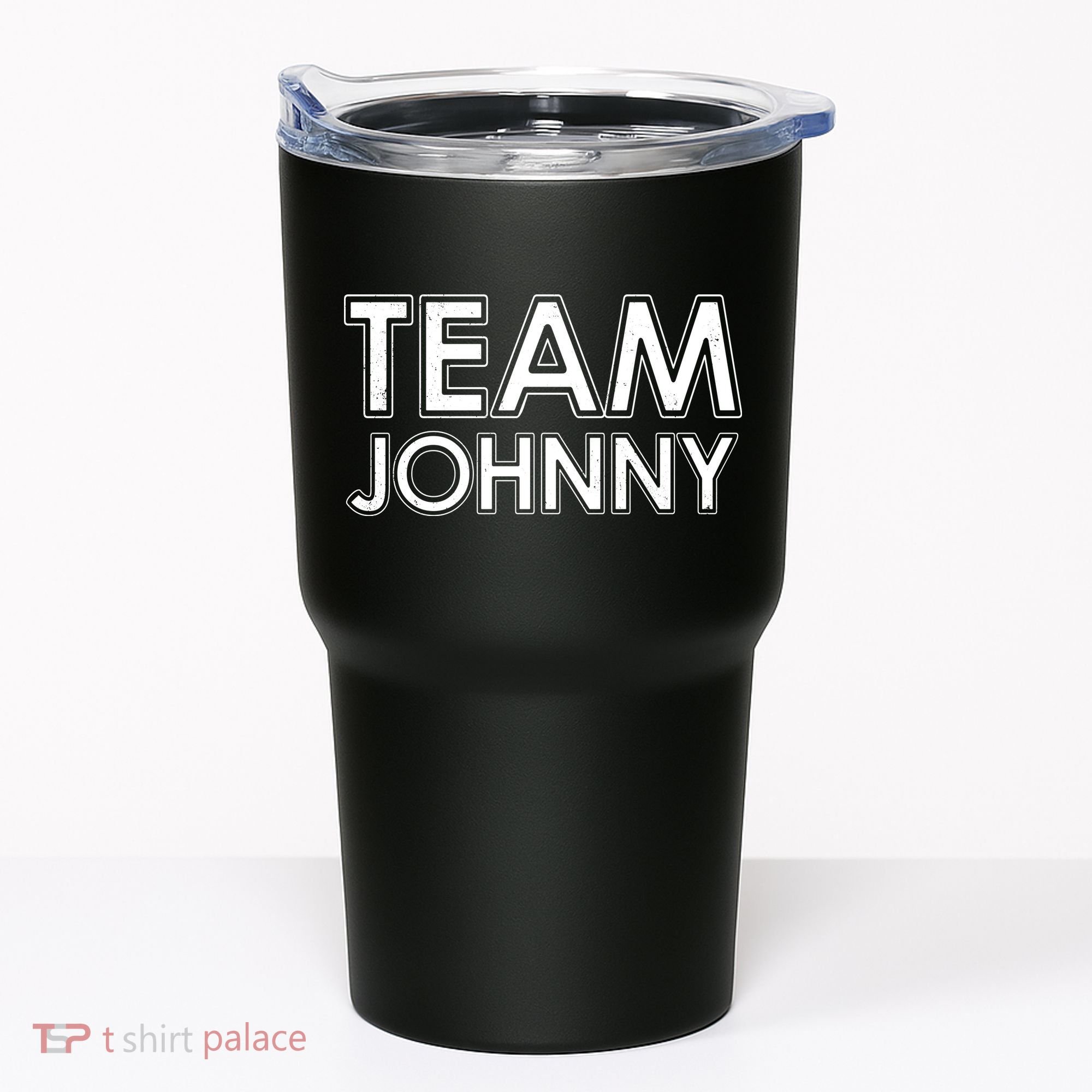 Team Johnny Retro Tumbler