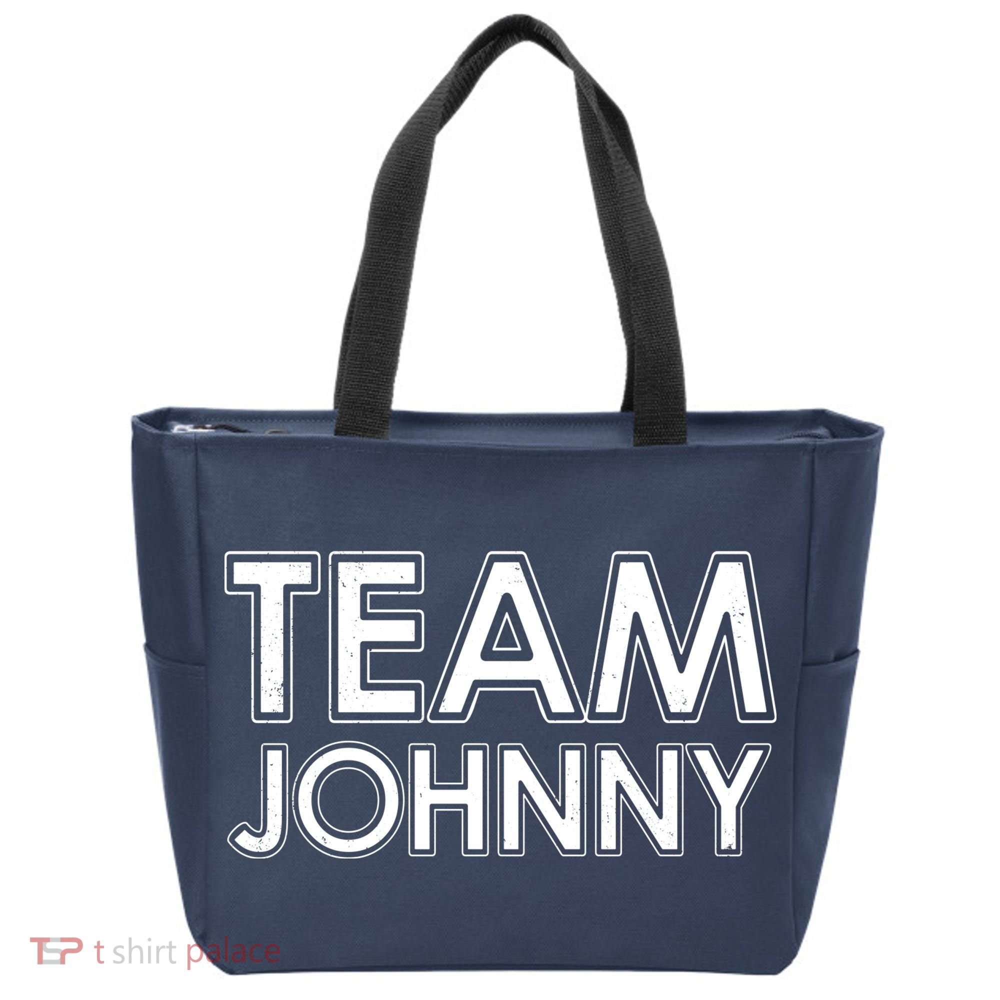 Team Johnny Retro Tote Bag