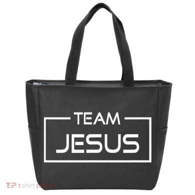 Team Jesus Religious Tote Bag