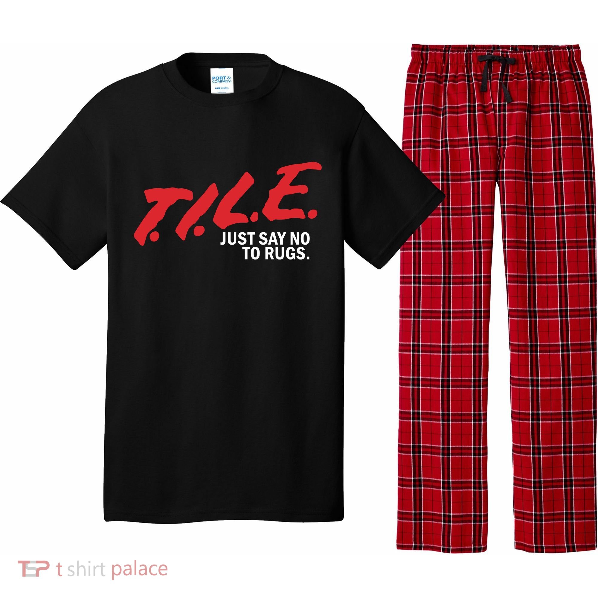 Tile Just Say No To Rugs Pajama Set