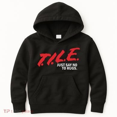Tile Just Say No To Rugs Kids Hoodie