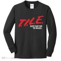 Tile Just Say No To Rugs Kids Long Sleeve Shirt thumb 0