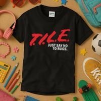Tile Just Say No To Rugs Kids T-Shirt thumb 3