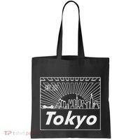 Tokyo Japan Skyline & Japanese Text Tokyo Tote Bag thumb 0