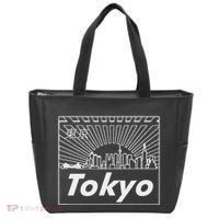 Tokyo Japan Skyline & Japanese Text Tokyo Tote Bag thumb 0