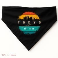 Tokyo Japan USA-Made Doggie Bandana thumb 0