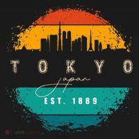 Tokyo Japan Button thumb 1
