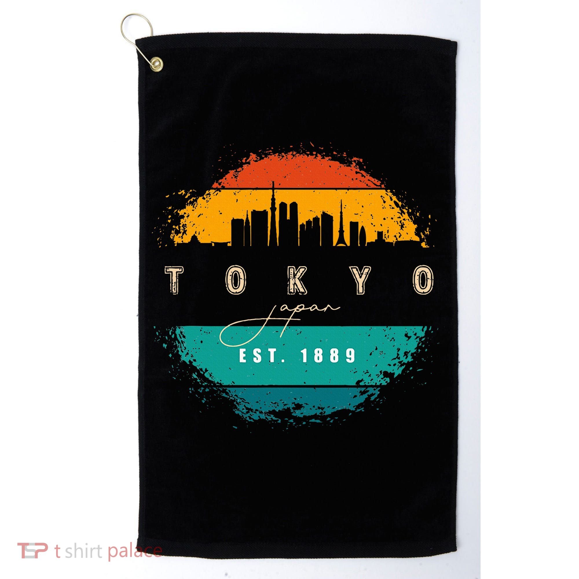 Tokyo Japan Golf Towel