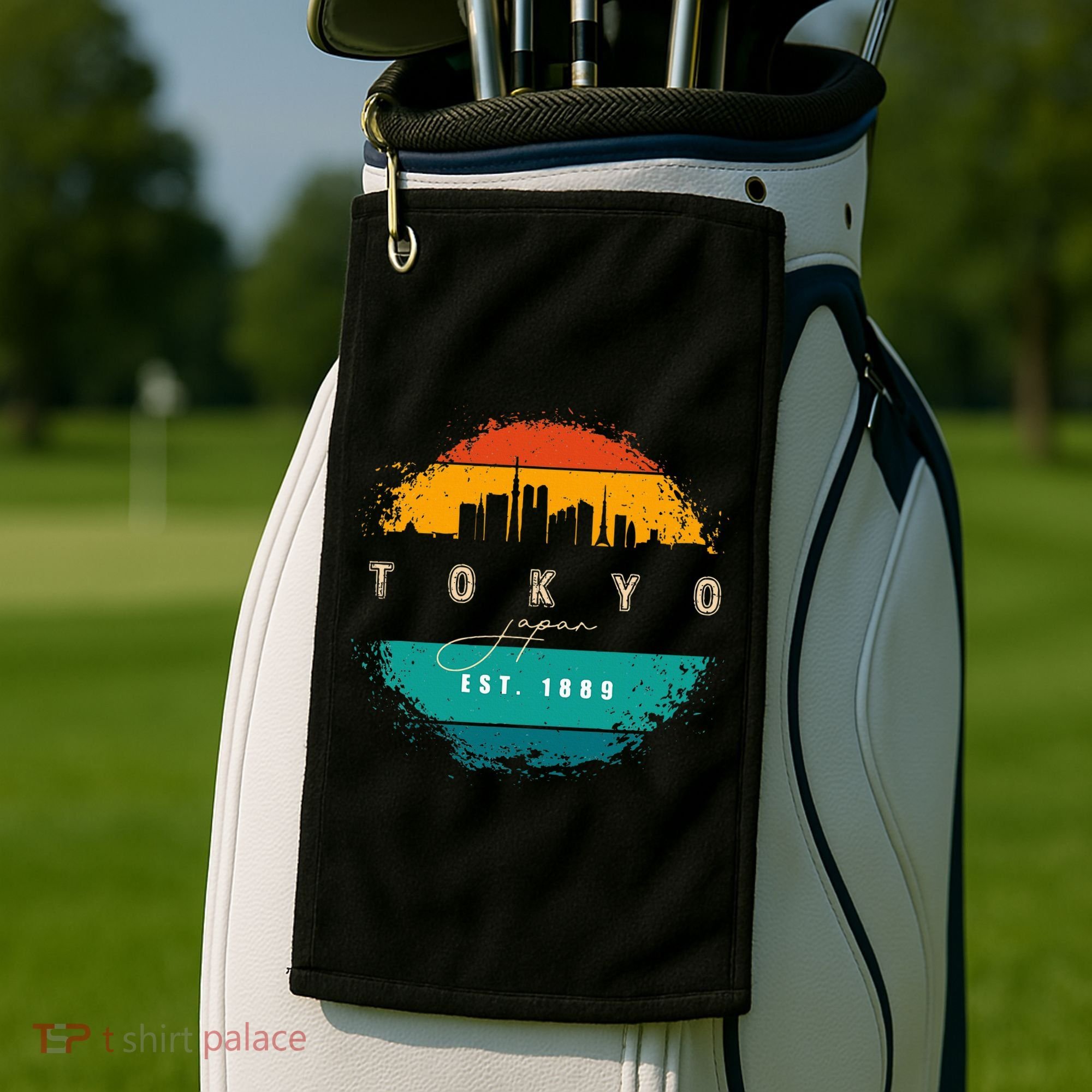 Tokyo Japan Golf Towel