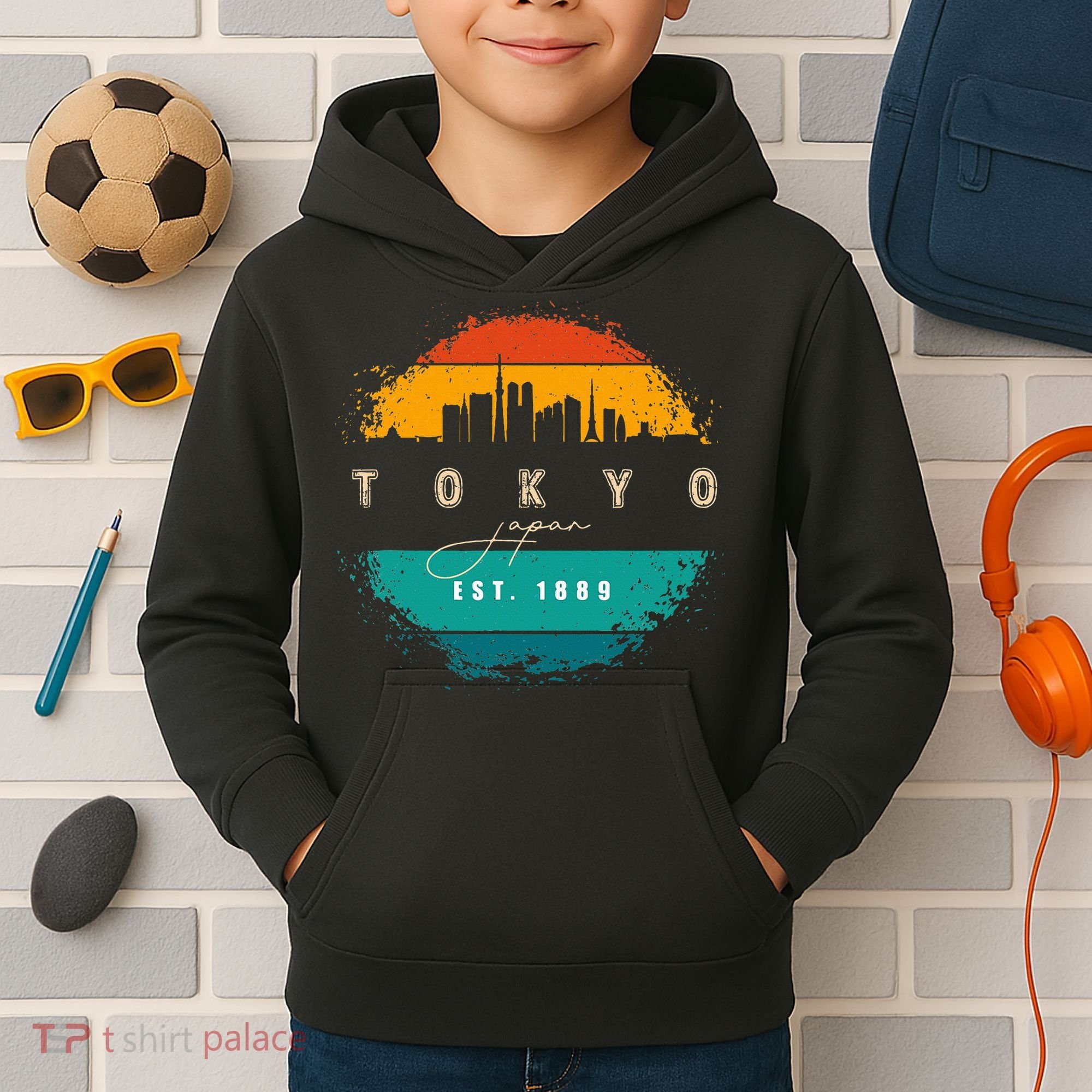 Tokyo Japan Kids Hoodie
