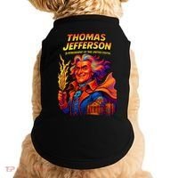 Thomas Jefferson The 3rd President Presidential Chronicles Doggie Tank thumb 0