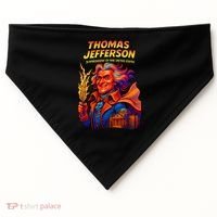 Thomas Jefferson The 3rd President Presidential Chronicles USA-Made Doggie Bandana thumb 0