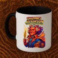 Thomas Jefferson The 3rd President Presidential Chronicles Coffee Mug thumb 2