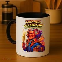 Thomas Jefferson The 3rd President Presidential Chronicles Coffee Mug thumb 4