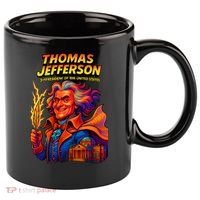 Thomas Jefferson The 3rd President Presidential Chronicles 11oz C Handle Ceramic Mug thumb 0
