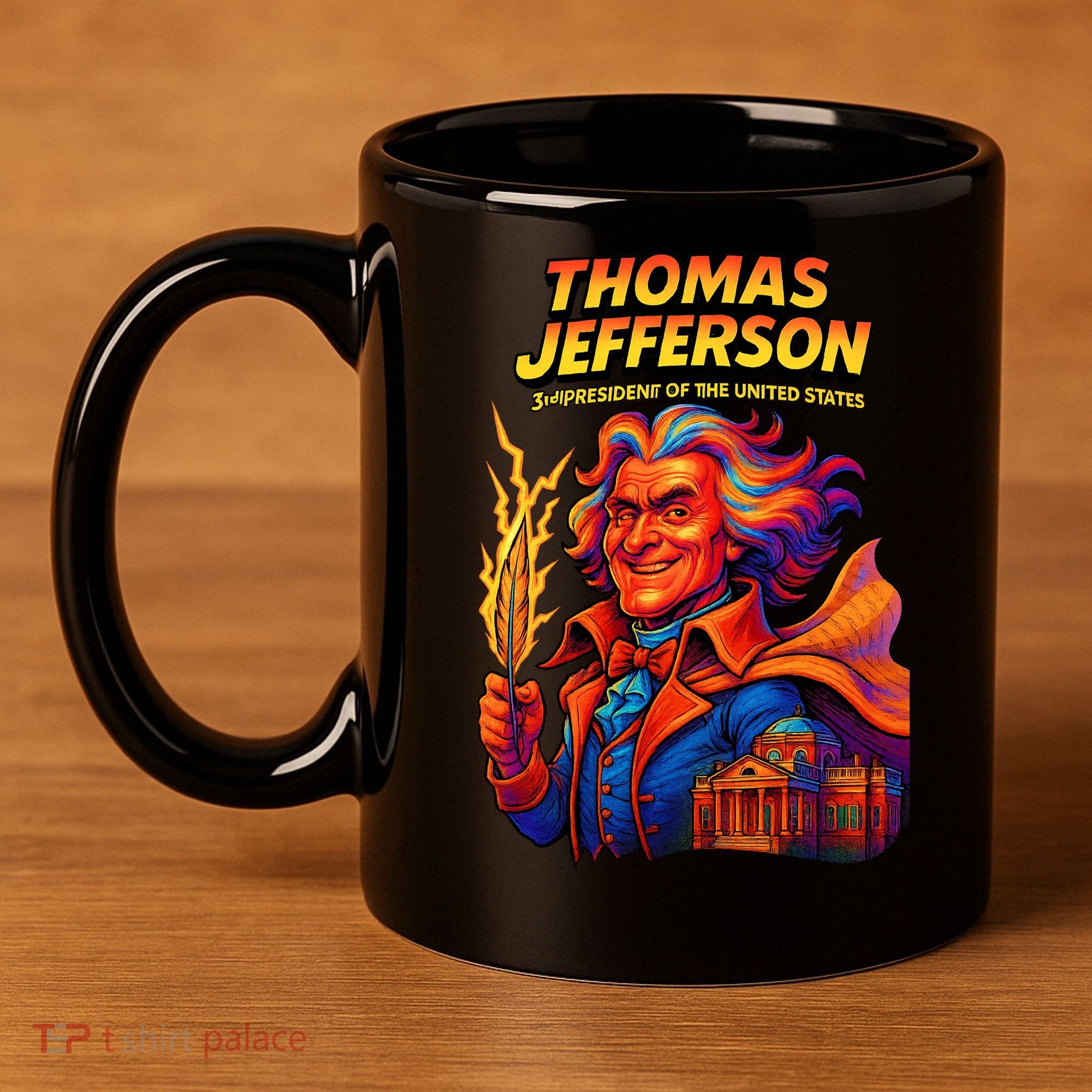 Thomas Jefferson The 3rd President Presidential Chronicles 11oz C Handle Ceramic Mug