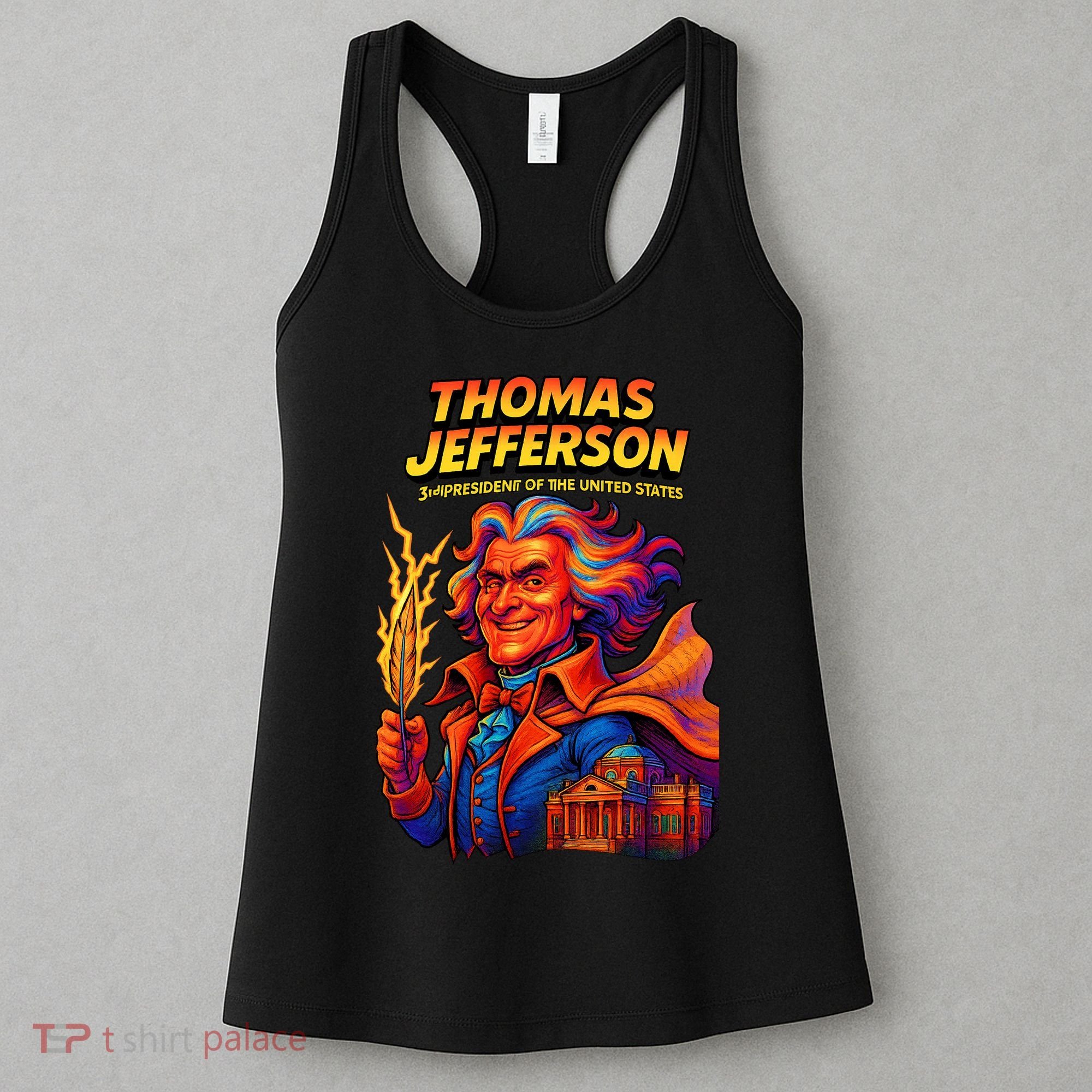 Thomas Jefferson The 3rd President Presidential Chronicles Women's Tank Top