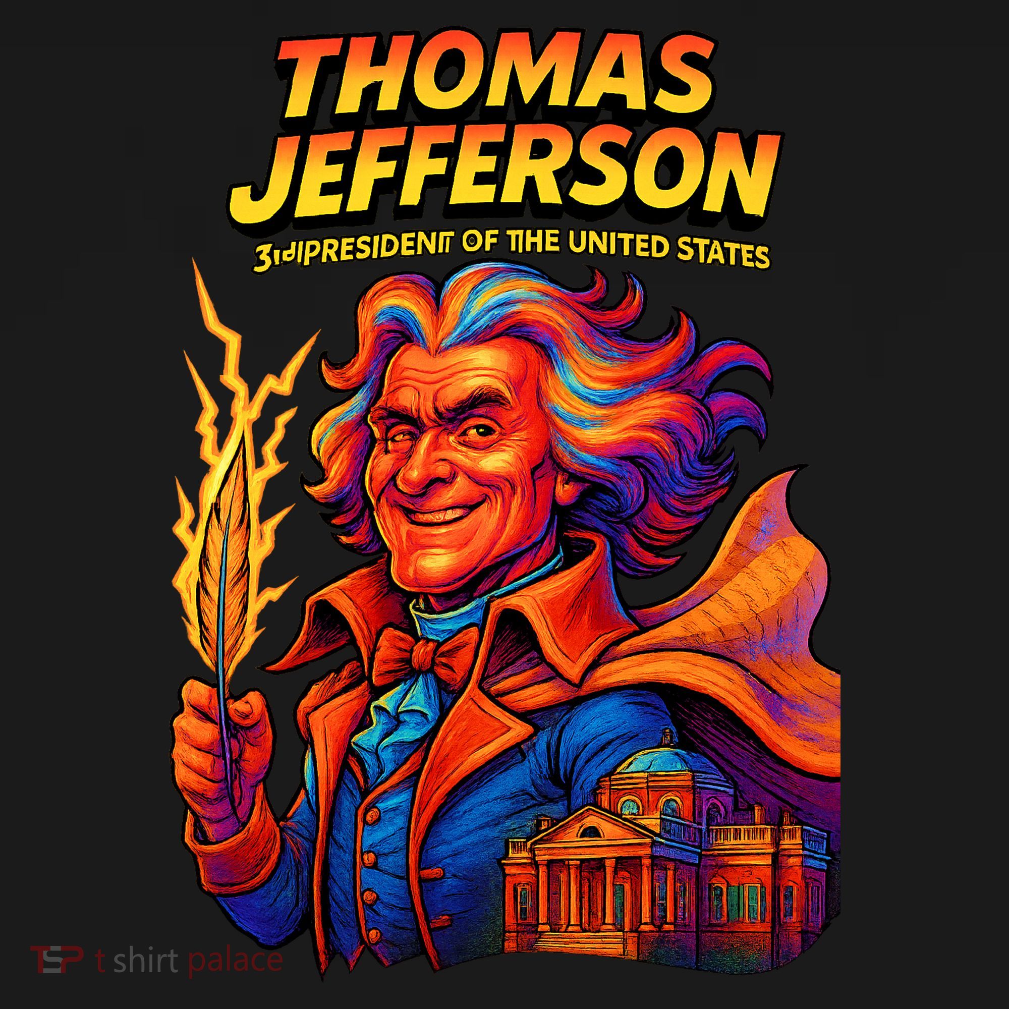Thomas Jefferson The 3rd President Presidential Chronicles Women's Tank Top