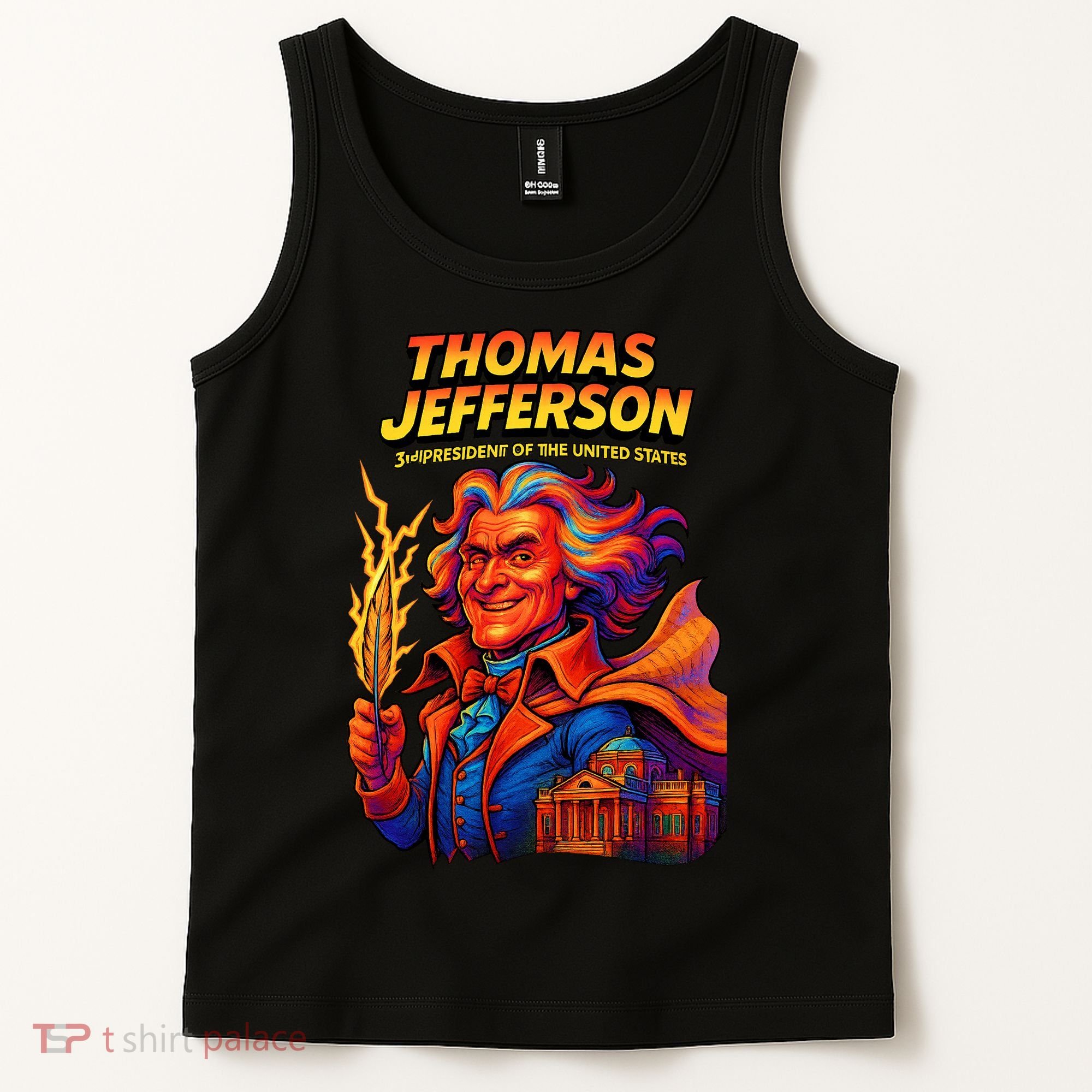 Thomas Jefferson The 3rd President Presidential Chronicles Tank Top