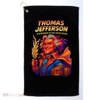 Thomas Jefferson The 3rd President Presidential Chronicles Golf Towel thumb 0