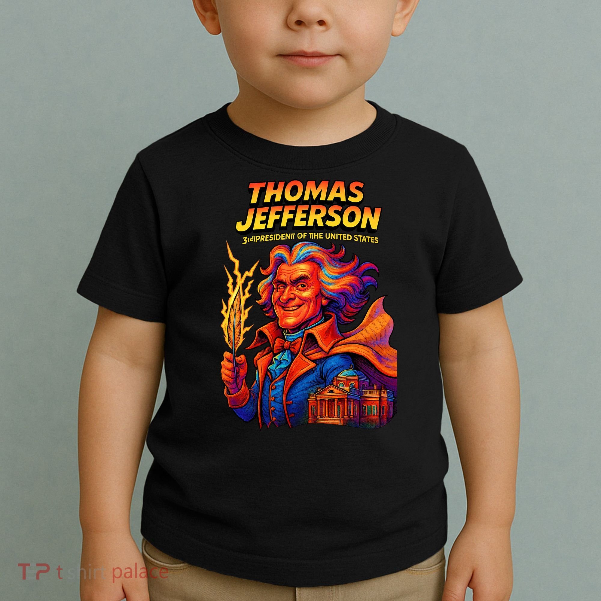 Thomas Jefferson The 3rd President Presidential Chronicles Toddler T-Shirt