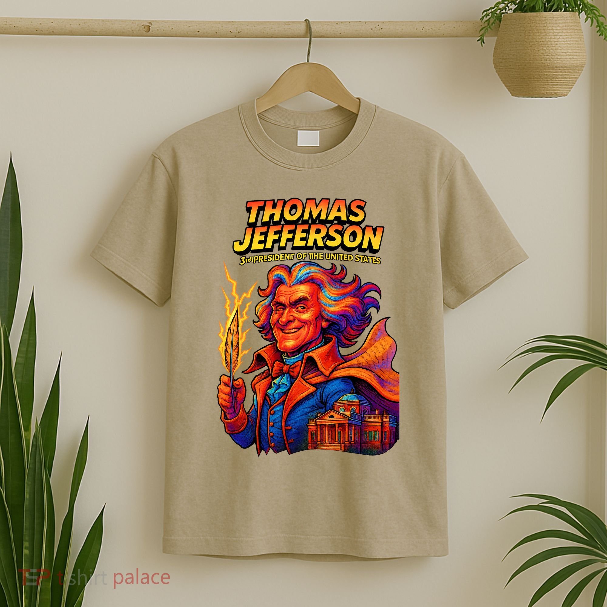 Thomas Jefferson The 3rd President Presidential Chronicles T-Shirt