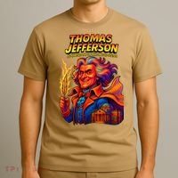 Thomas Jefferson The 3rd President Presidential Chronicles T-Shirt thumb 3