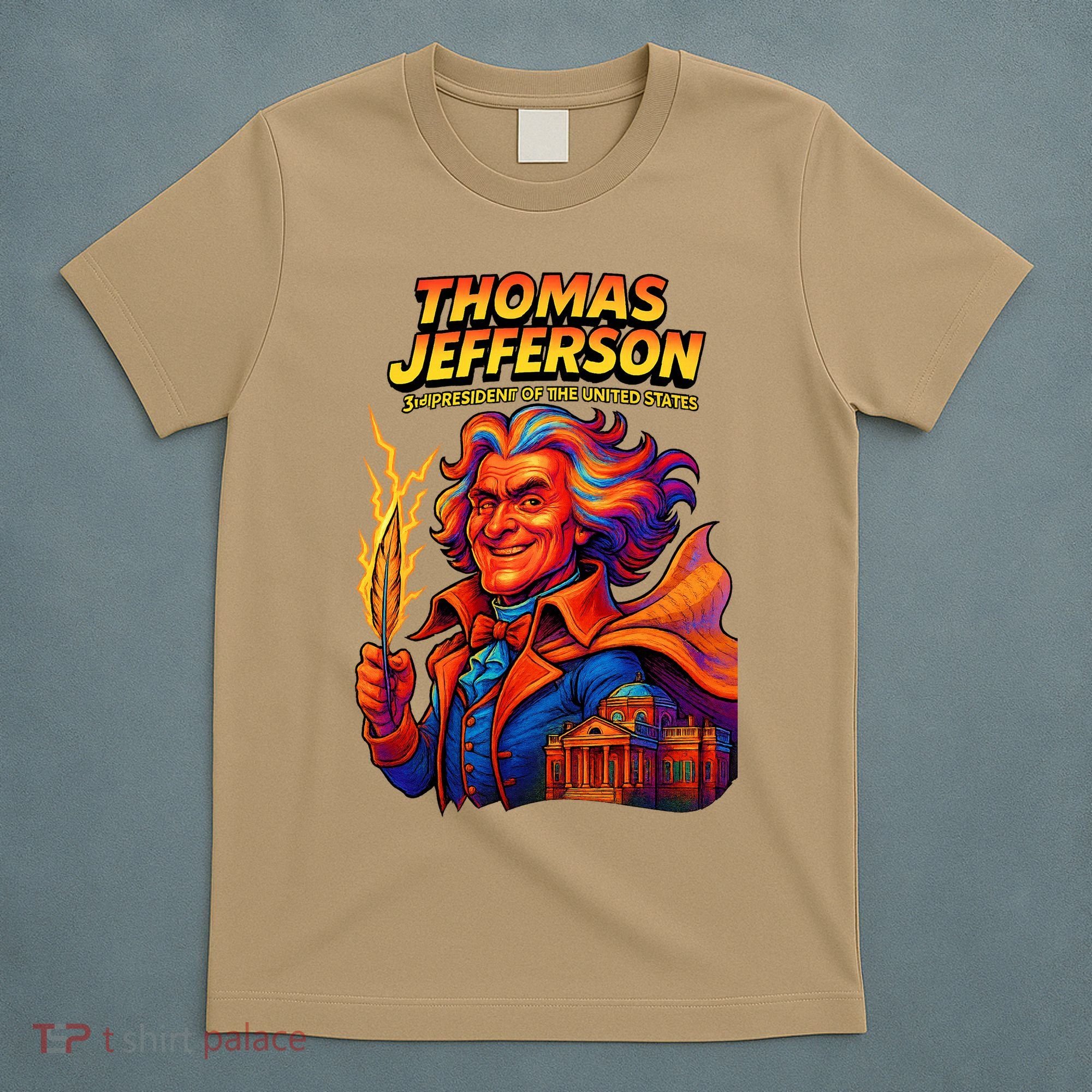 Thomas Jefferson The 3rd President Presidential Chronicles T-Shirt