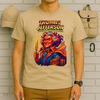 Thomas Jefferson The 3rd President Presidential Chronicles T-Shirt thumb 6