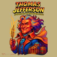 Thomas Jefferson The 3rd President Presidential Chronicles Mousepad thumb 1