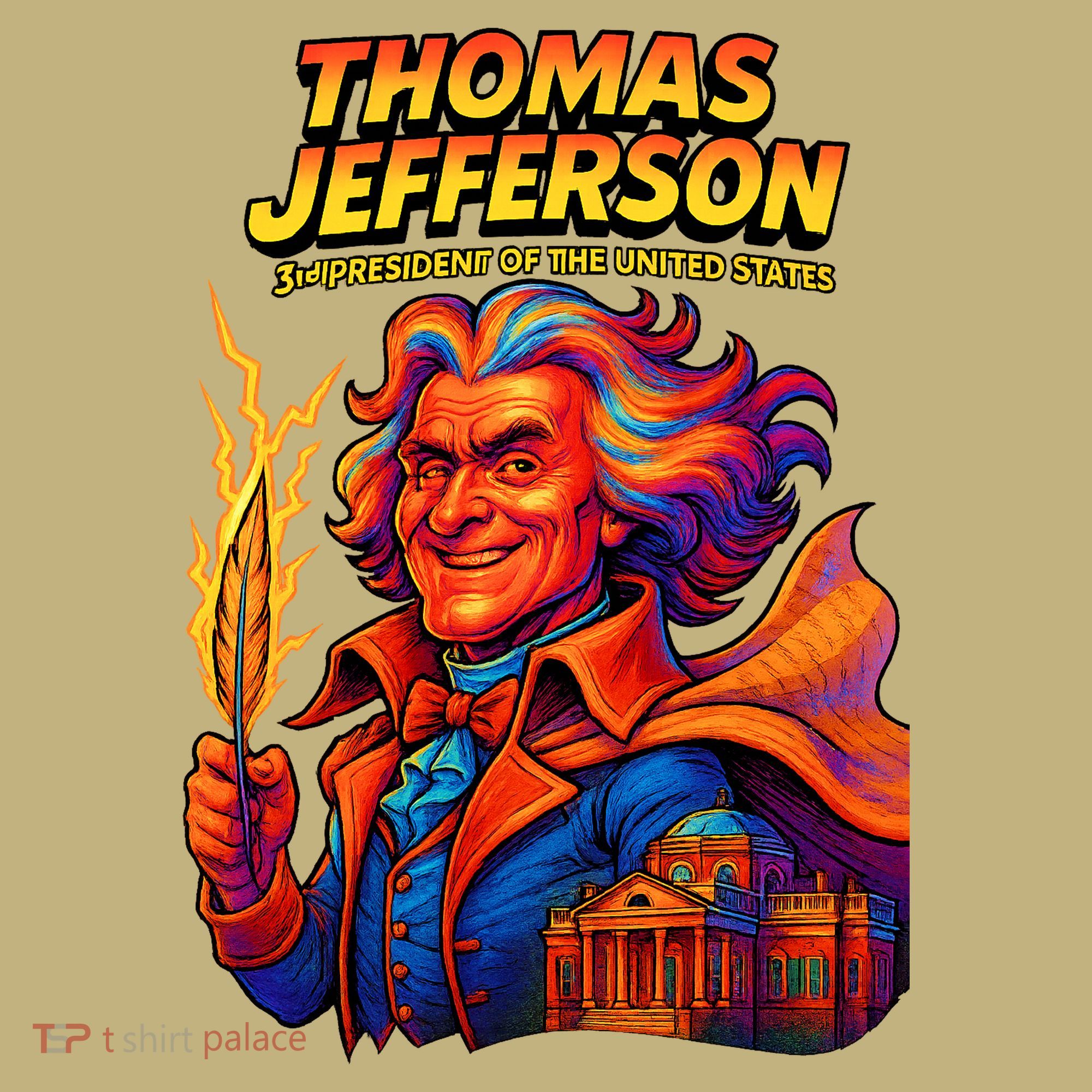Thomas Jefferson The 3rd President Presidential Chronicles Mousepad