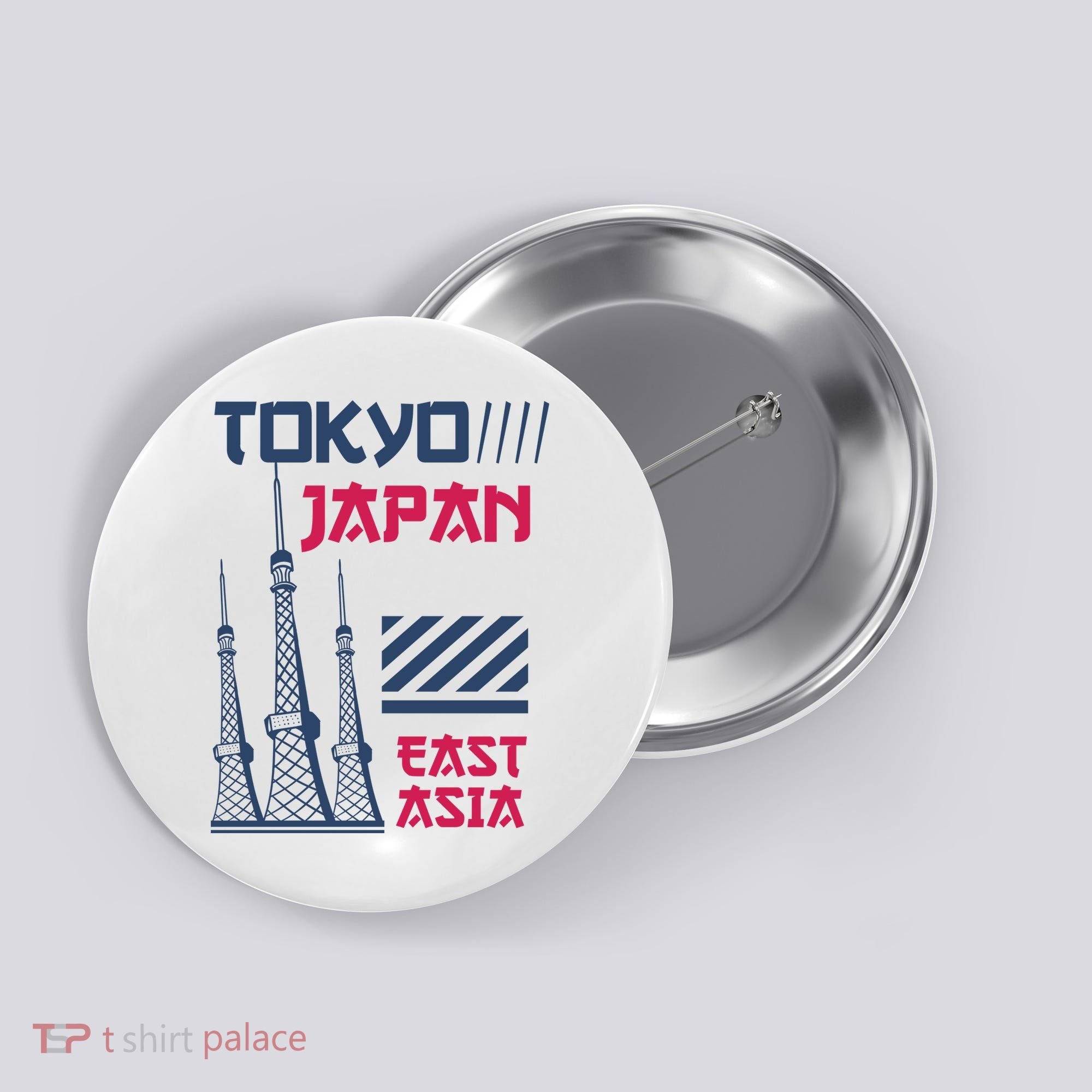 Tokyo Japan Button