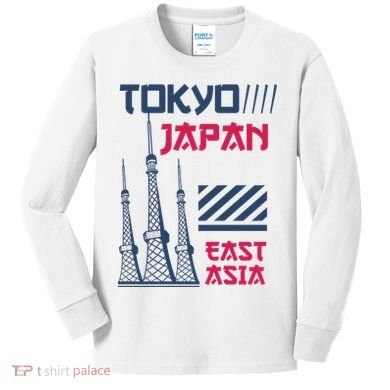 Tokyo Japan Kids Long Sleeve Shirt