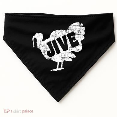 Thanksgiving Jive Turkey USA-Made Doggie Bandana