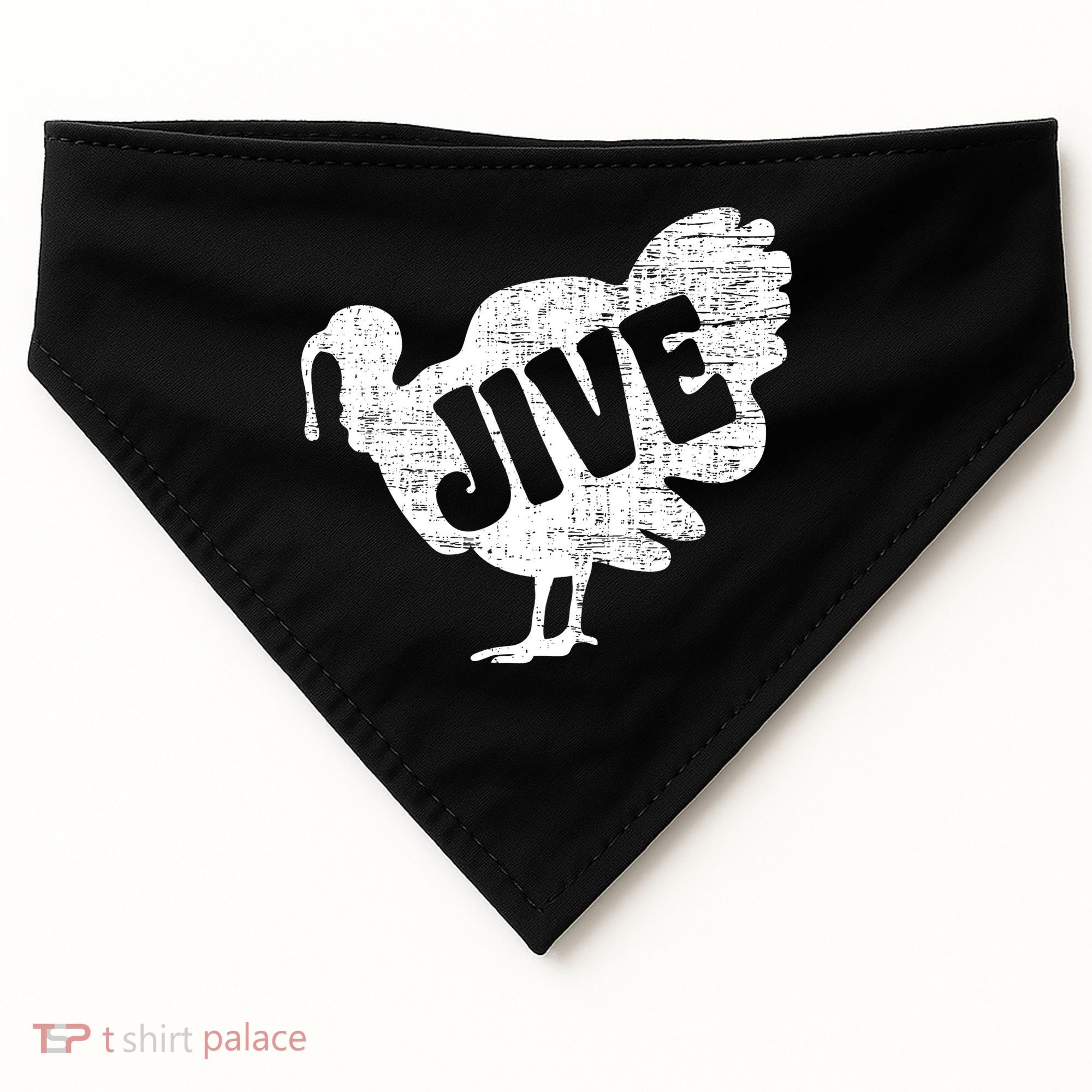Thanksgiving Jive Turkey USA-Made Doggie Bandana
