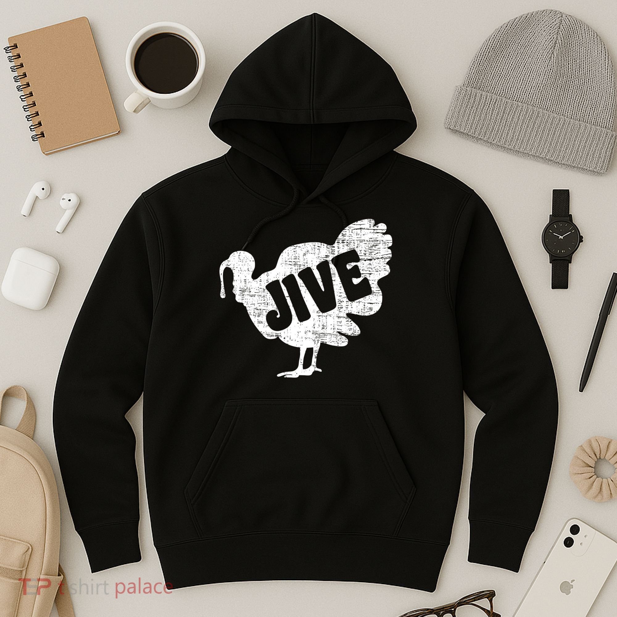Thanksgiving Jive Turkey Hoodie