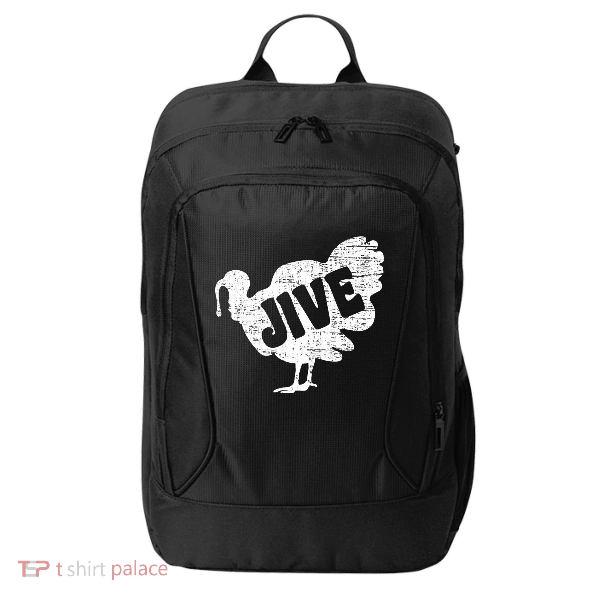 Thanksgiving Jive Turkey City Backpack