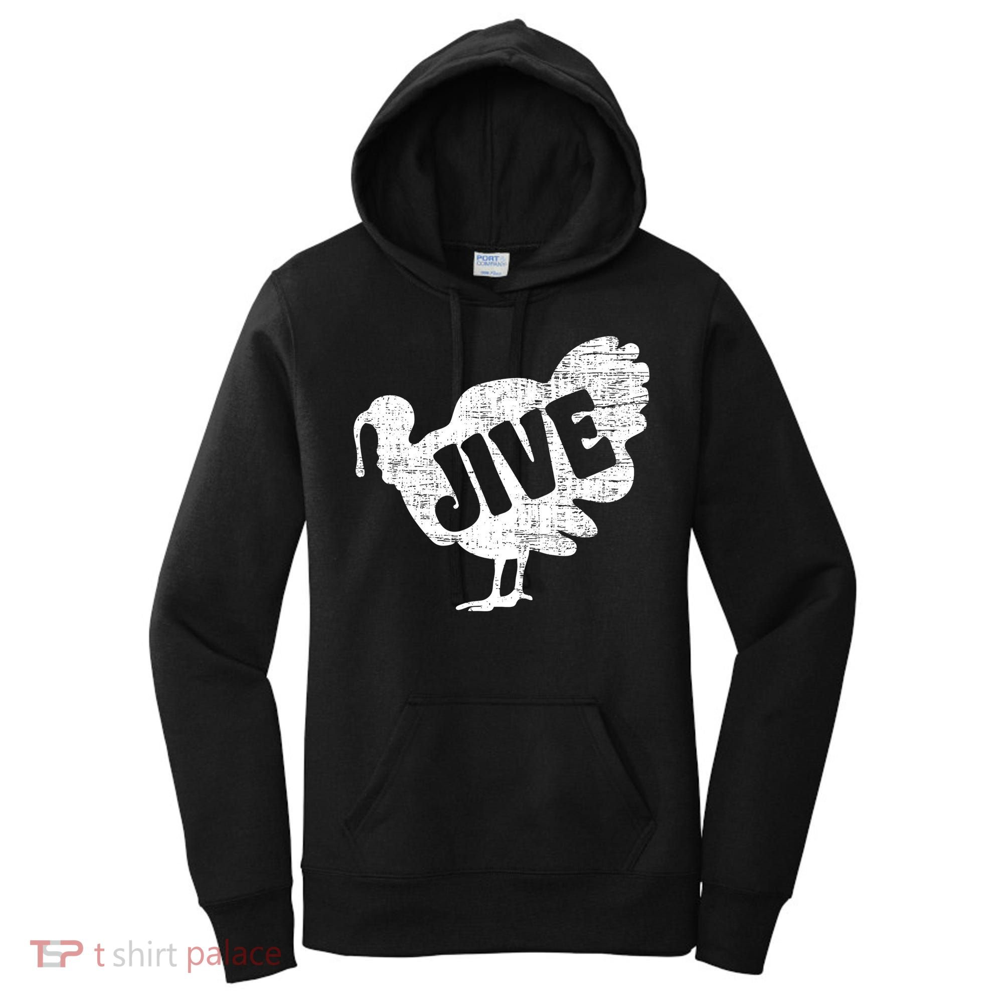 Thanksgiving Jive Turkey Women's Hoodie