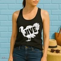 Thanksgiving Jive Turkey Women's Tank Top thumb 2