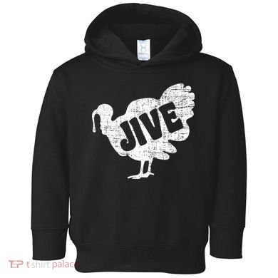 Thanksgiving Jive Turkey Toddler Hoodie