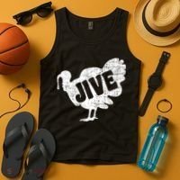 Thanksgiving Jive Turkey Tank Top thumb 4