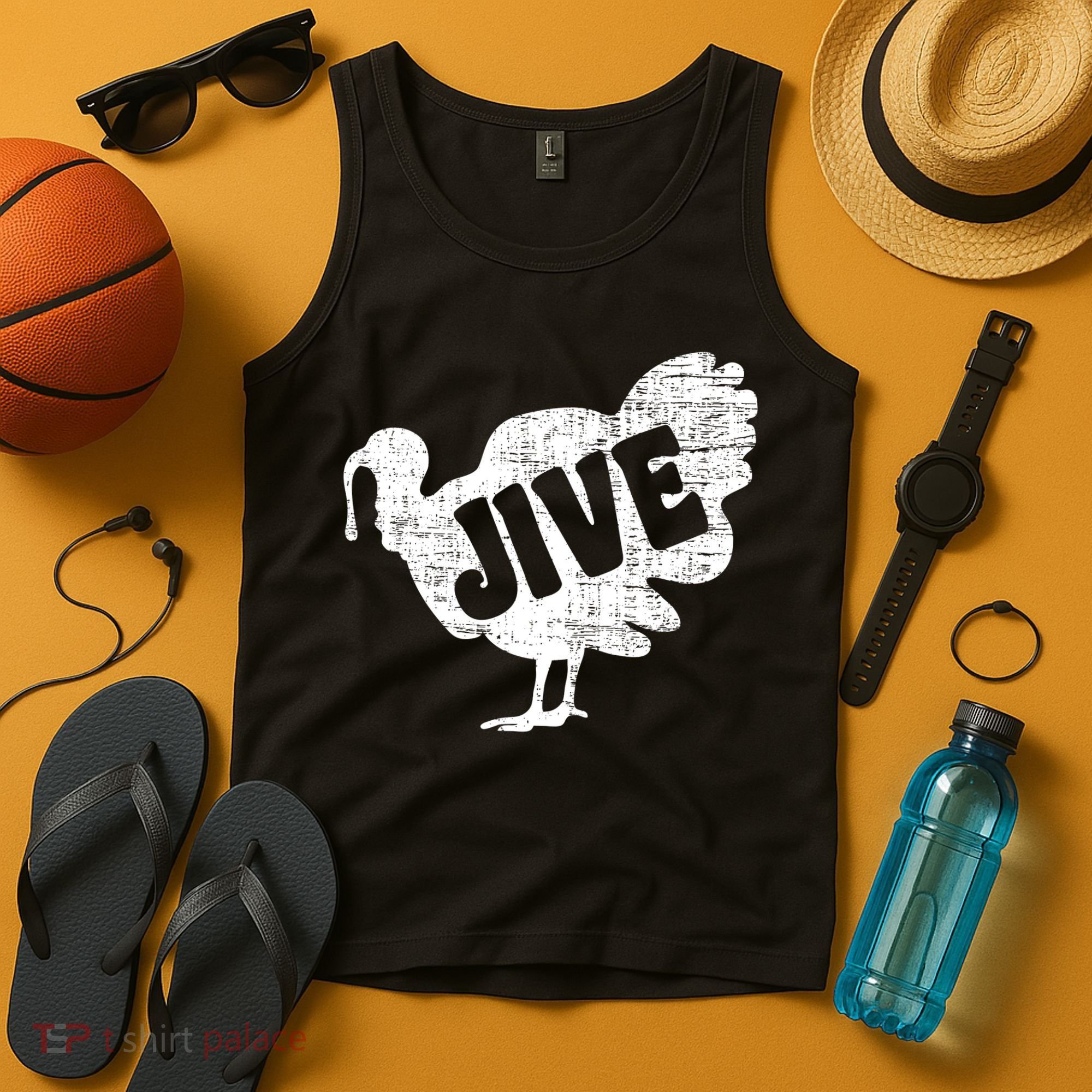 Thanksgiving Jive Turkey Tank Top