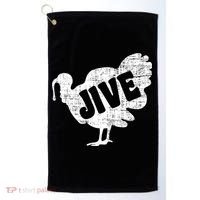 Thanksgiving Jive Turkey Golf Towel thumb 0