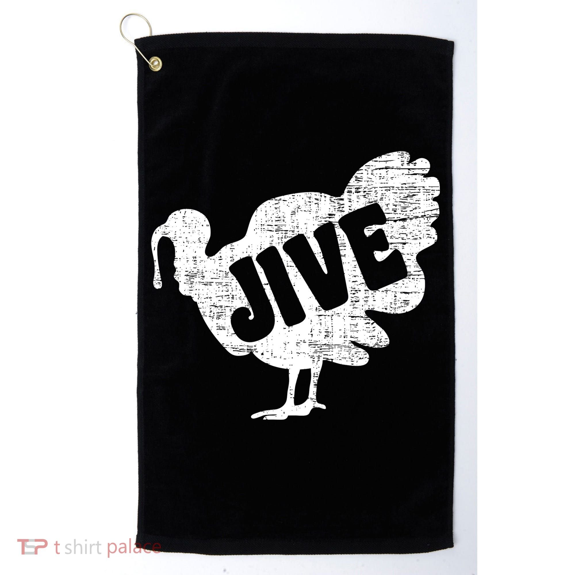 Thanksgiving Jive Turkey Golf Towel