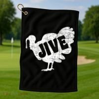 Thanksgiving Jive Turkey Golf Towel thumb 1