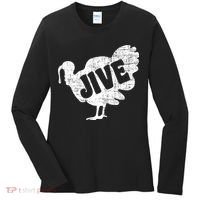 Thanksgiving Jive Turkey Women's Long Sleeve Shirt thumb 0