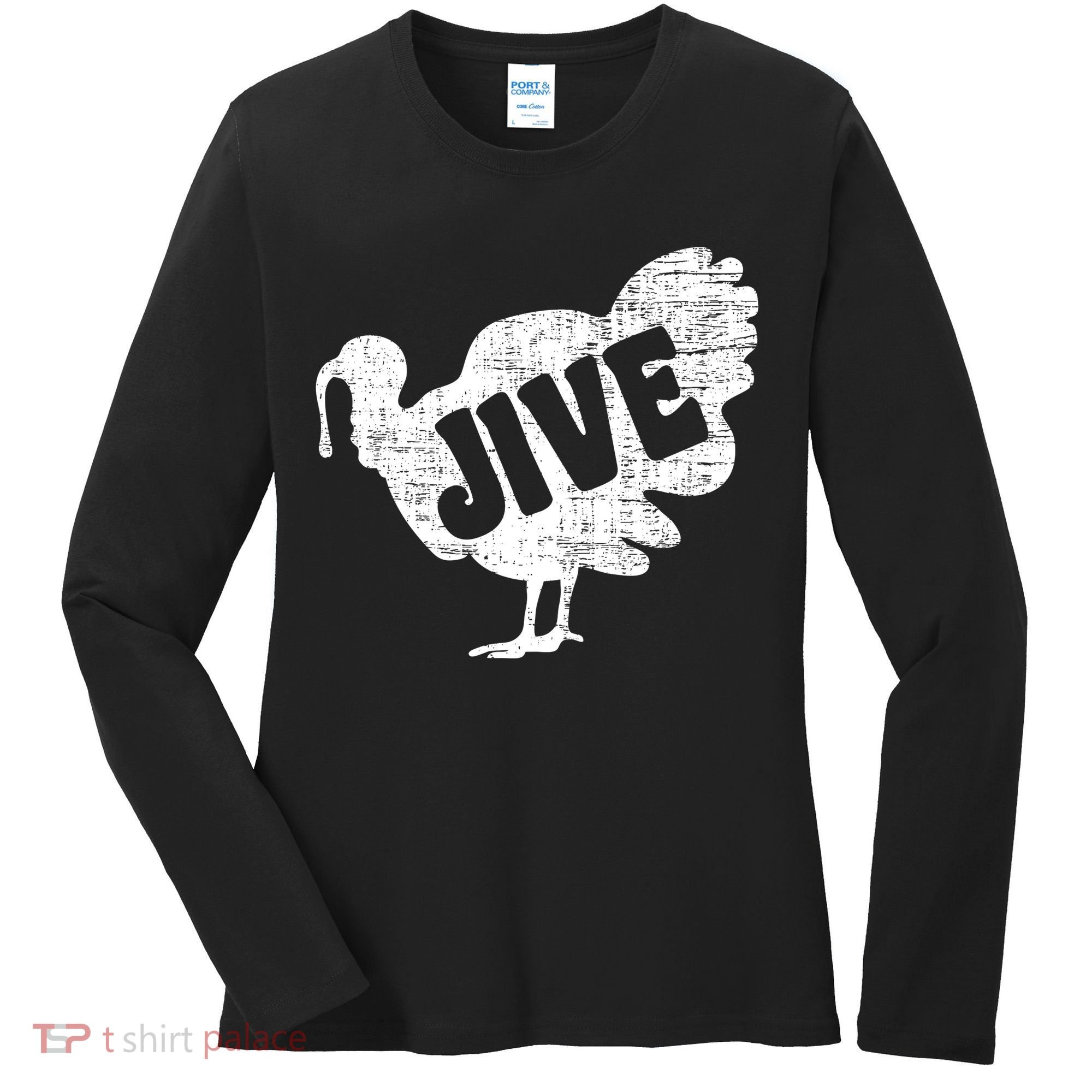 Thanksgiving Jive Turkey Women's Long Sleeve Shirt