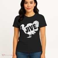 Thanksgiving Jive Turkey Women's T-Shirt thumb 4